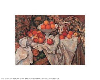 Apples And Oranges by Paul Cezanne art print