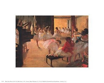 Ballet School by Edgar Degas art print