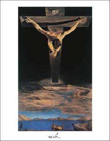 Christ Of St. John Of The Cross by Salvador Dali art print