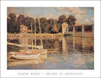 Bridge At Argenteuil by Claude Monet art print