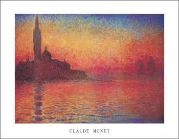 Dusk, Crepusculo by Claude Monet art print