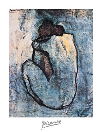 Blue Nude by Pablo Picasso art print