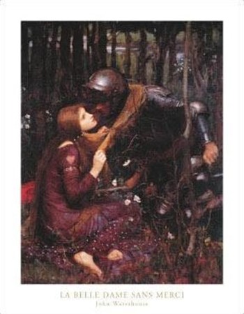 La Belle Dame Sans Merci by John William Waterhouse art print