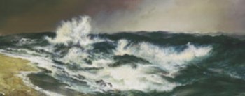 The Much Resounding Sea by Thomas Moran art print