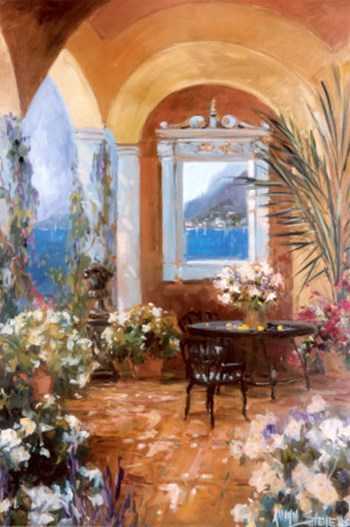 Veranda II by T. Stevens art print