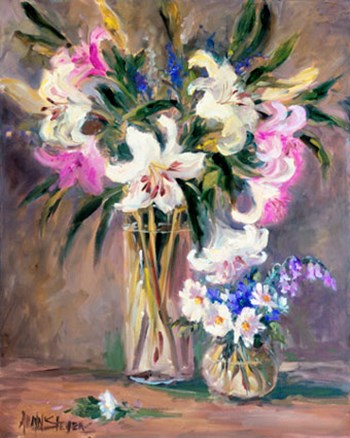 Enchantment Lilies II by T. Stevens art print