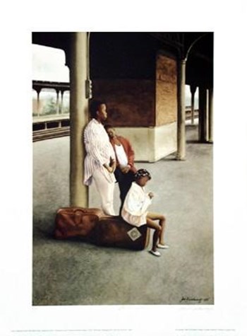 Station Stop by Jose A. Sebourne art print