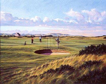 St Andrews 4Th - &#39;Ginger Beer&#39; by Robyn Munro art print