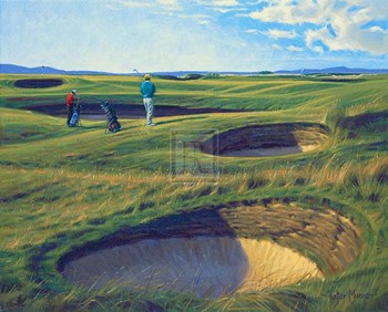 St Andrews 7Th - &#39;High (Out)&#39; by Robyn Munro art print