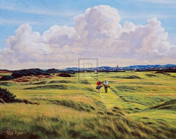 St Andrews 8Th - &#39;Short&#39; by Robyn Munro art print