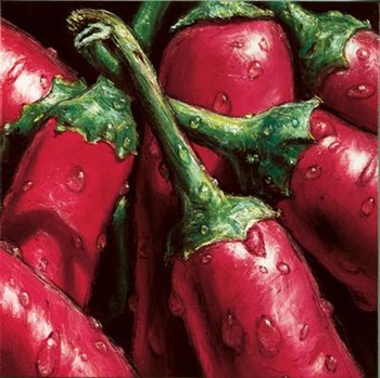 Hot Peppers art print