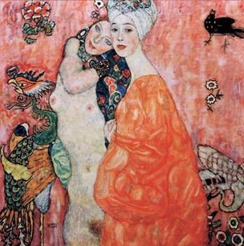 The Friends, c.1917 by Gustav Klimt art print