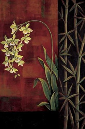 Green Orchid by Jill Deveraux art print