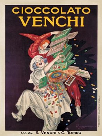 Cioccolato Venchi by Leonetto Cappiello art print