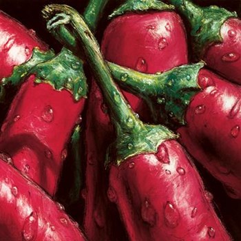 Hot Peppers art print