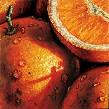 Oranges art print