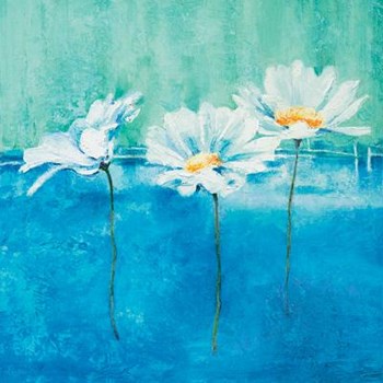 Fleurs D&#39;azur I by Isabelle Herbert art print