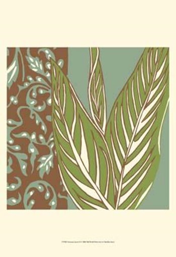 Nouveau Leaves II by Chariklia Zarris art print