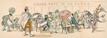 Grand Cafe De La Plage art print