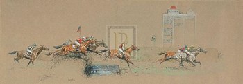 Auteuil by Eugene Pechaubes art print