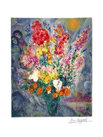 Bouquet by Marc Chagall art print