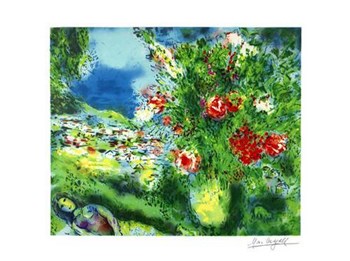 Paysage by Marc Chagall art print