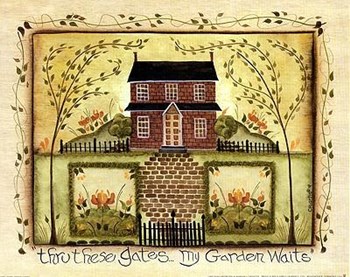 Thru These Gates... My Garden Waits by Barbara Hepworth art print