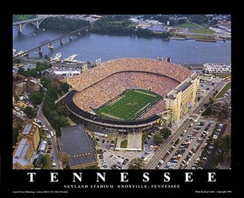 Neyland Stadium - Knoxville, Tennessee by Brad Geller art print