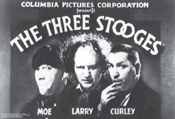 Three Stooges: Opening Credits art print