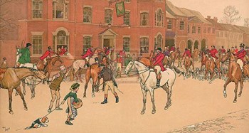 Cottesbrook Hunt by Cecil Aldin art print