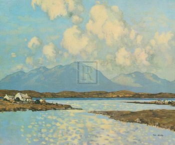 Connemara Cottages by Doug Henry art print