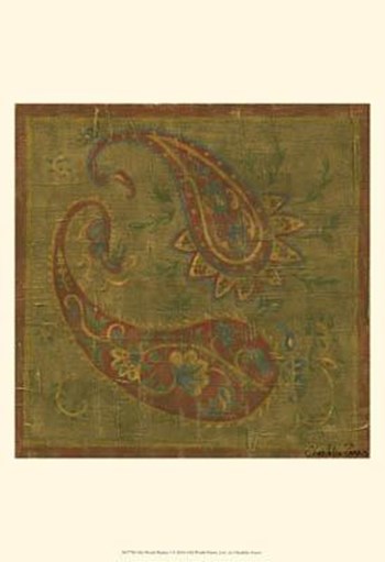 Old World Paisley I by Chariklia Zarris art print