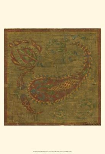 Old World Paisley II by Chariklia Zarris art print