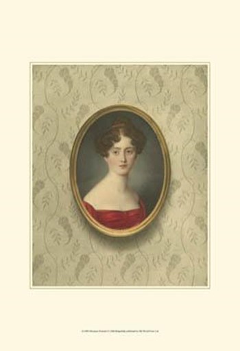 Miniature Portrait I by Franz Hanfstaengl art print