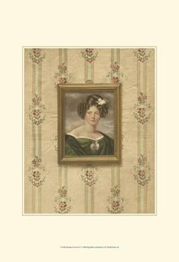 Miniature Portrait IV by Franz Hanfstaengl art print