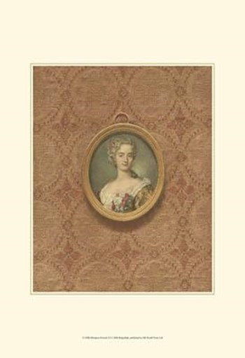 Miniature Portrait VI by Franz Hanfstaengl art print