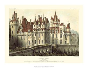 Petite French Chateaux VII by Victor Petit art print