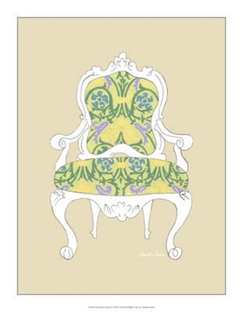 Decorative Chair II by Chariklia Zarris art print