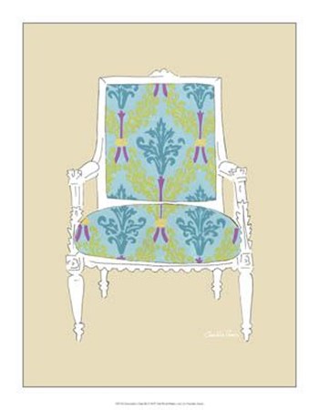Decorative Chair III by Chariklia Zarris art print