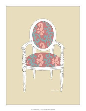 Decorative Chair IV by Chariklia Zarris art print