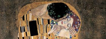 The Kiss, c.1908 (detail) by Gustav Klimt art print