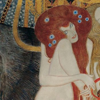 Impurity, c.1902 (detail of Beethoven Frieze) by Gustav Klimt art print