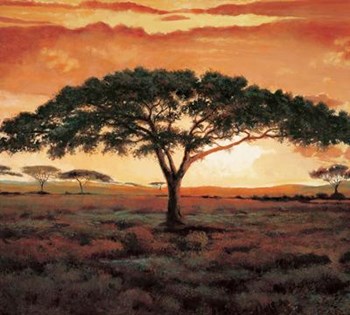 Masai Tree by Madou Madou art print