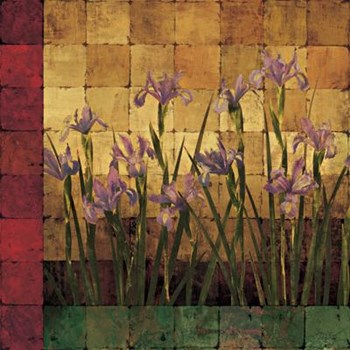 Iris Garden by James Wells art print