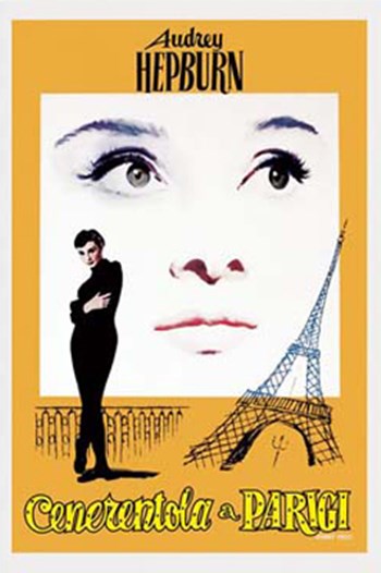 Audrey Hepburn, Funny Face (Italian) art print