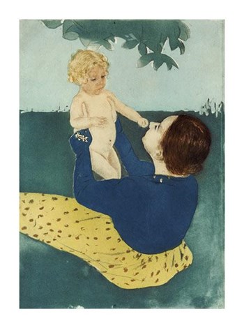 Under The Horse Chestnut Tree by Mary Cassatt art print