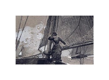 Yachting Girl by Winslow Homer art print