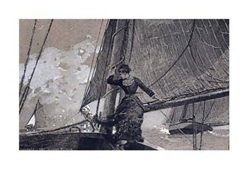 Yachting Girl by Winslow Homer art print