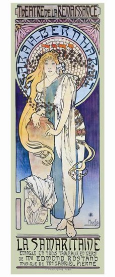 Theatre De La Renaissance by Alphonse Mucha art print