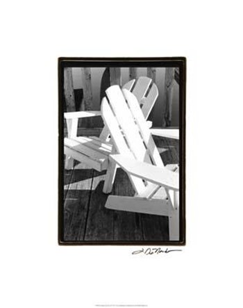 Seating For Two by Laura Denardo art print